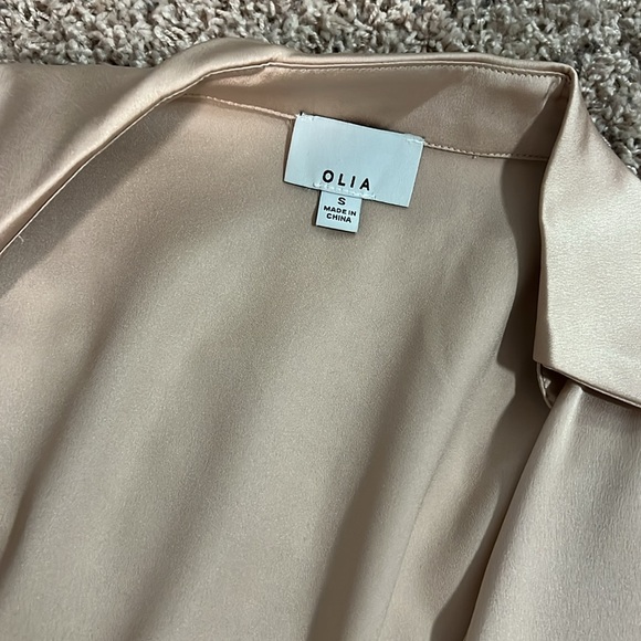 vici problem solved satin collared drape blouse - Picture 3 of 4